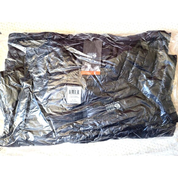 NWT Mountain Hardwear Ghost Whisperer 2 Packable Ultralight Down Jacket Black XL - Picture 8 of 9